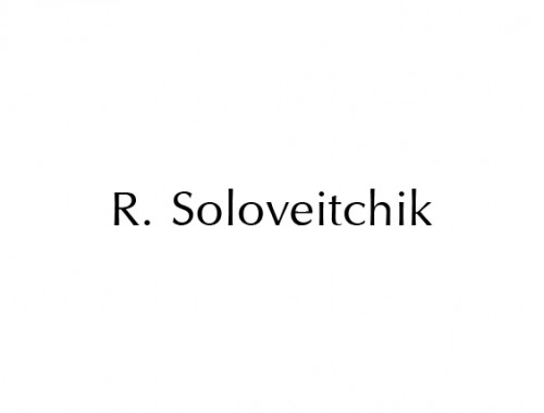 R.-Soloveitchik